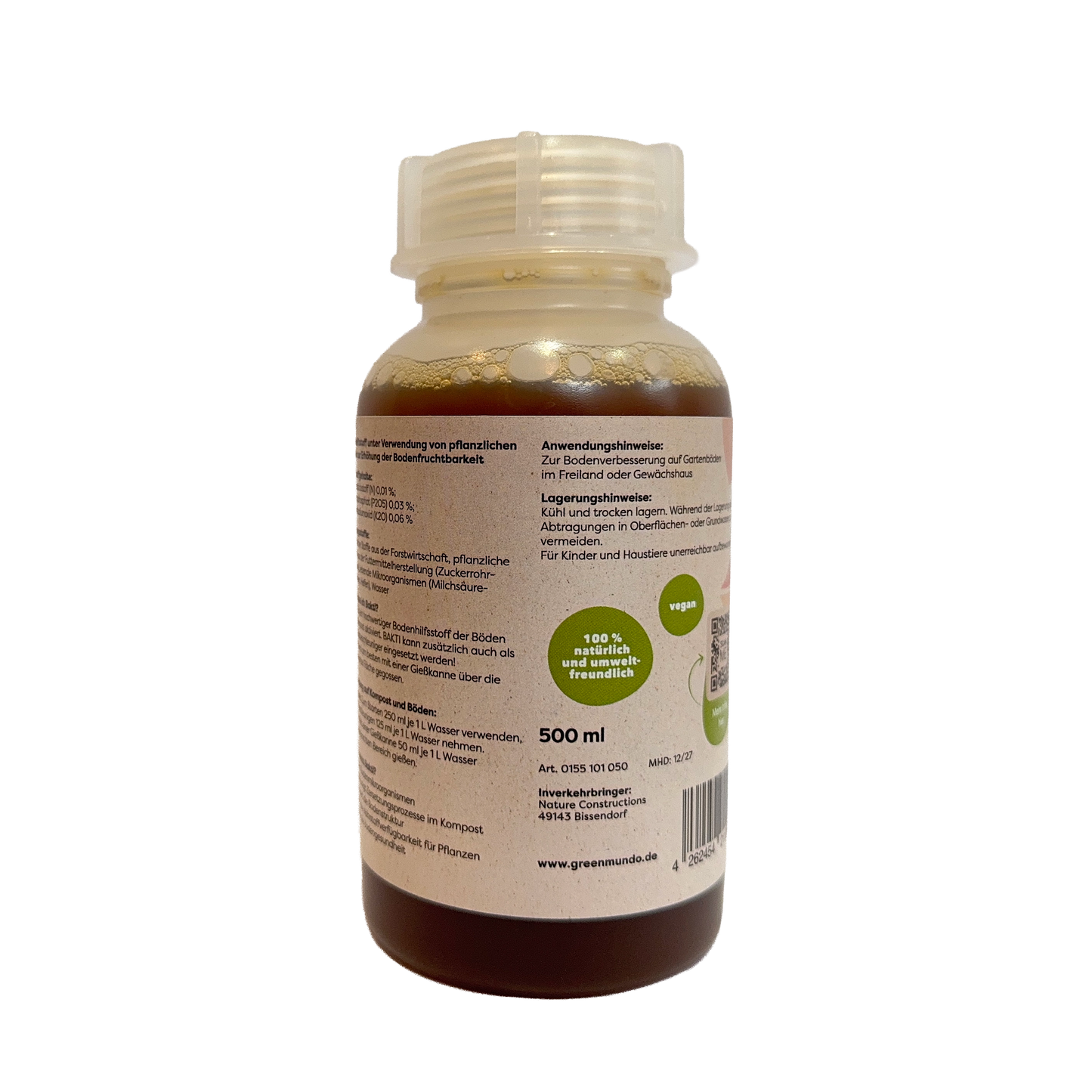 GREEN MUNDO Boden- & Kompostaktivator, Kompostbeschleuniger | BAKTI