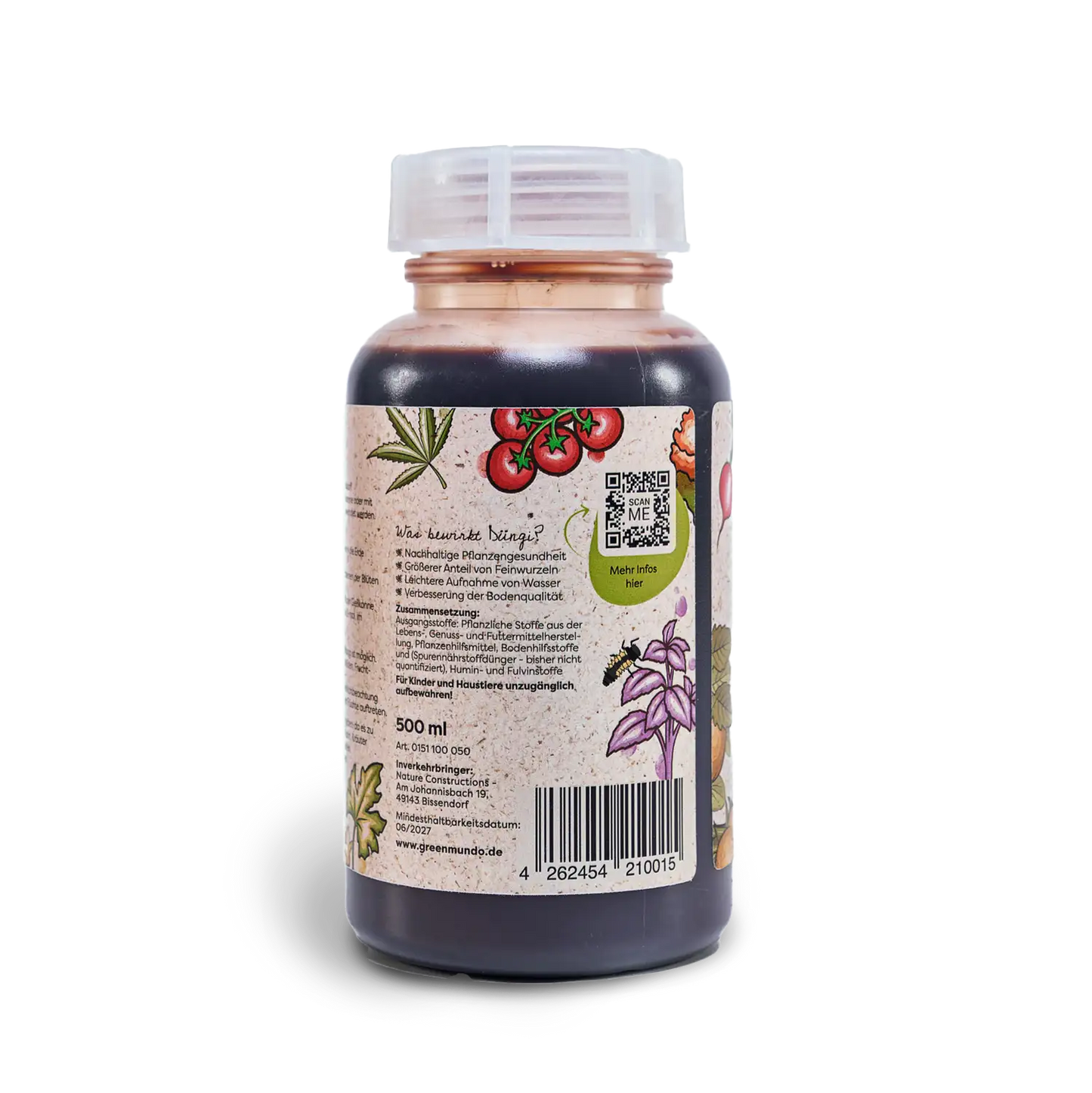 GREEN MUNDO Flüssiger Bio-Dünger | DÜNGI: Stressresistenz & Vitalität