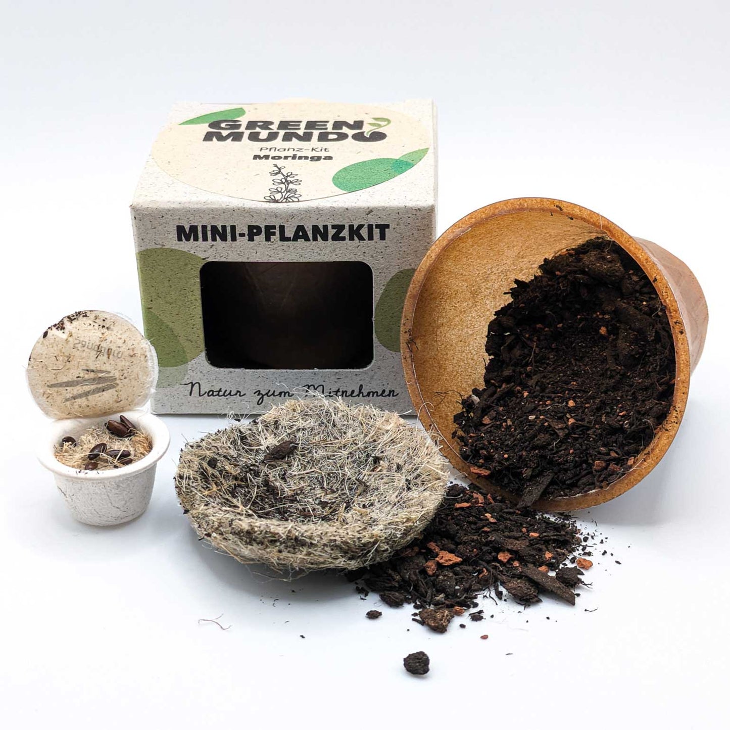 GREEN MUNDO Pflanzkit| Bio Moringa – nährstoffreich & CO₂-bindend