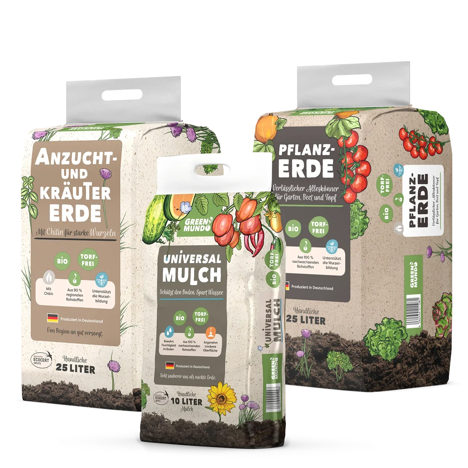 Erde und Mulch Green Mundo