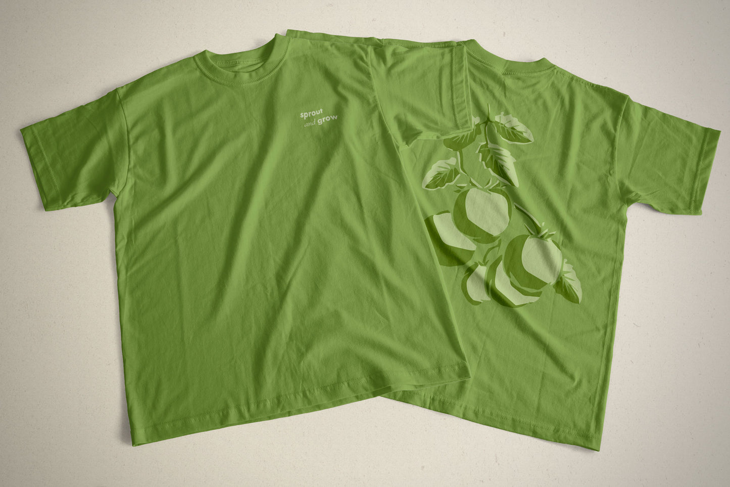 GREEN MUNDO - T-Shirt Unisex aus Bio-Baumwolle "Sprout and Grow"
