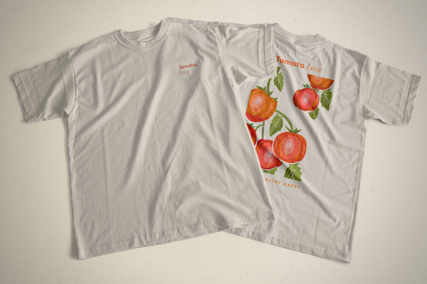 GREEN MUNDO - T-Shirt Unisex aus Bio-Baumwolle "tomato love"