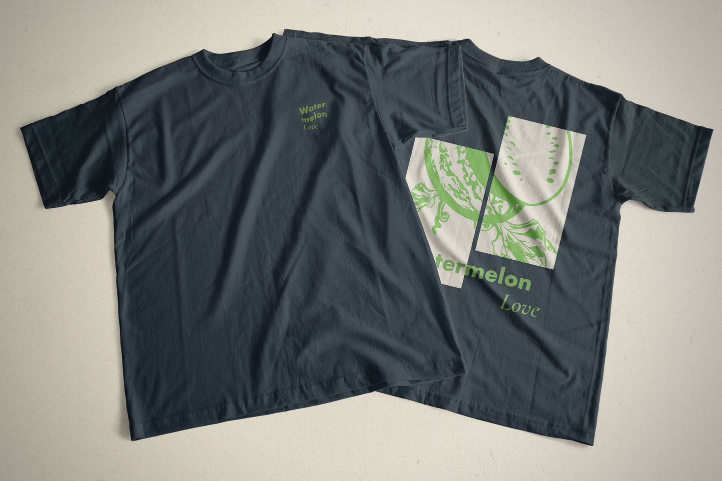 GREEN MUNDO - T-Shirt aus Bio-Baumwolle "watermelon love", unisex