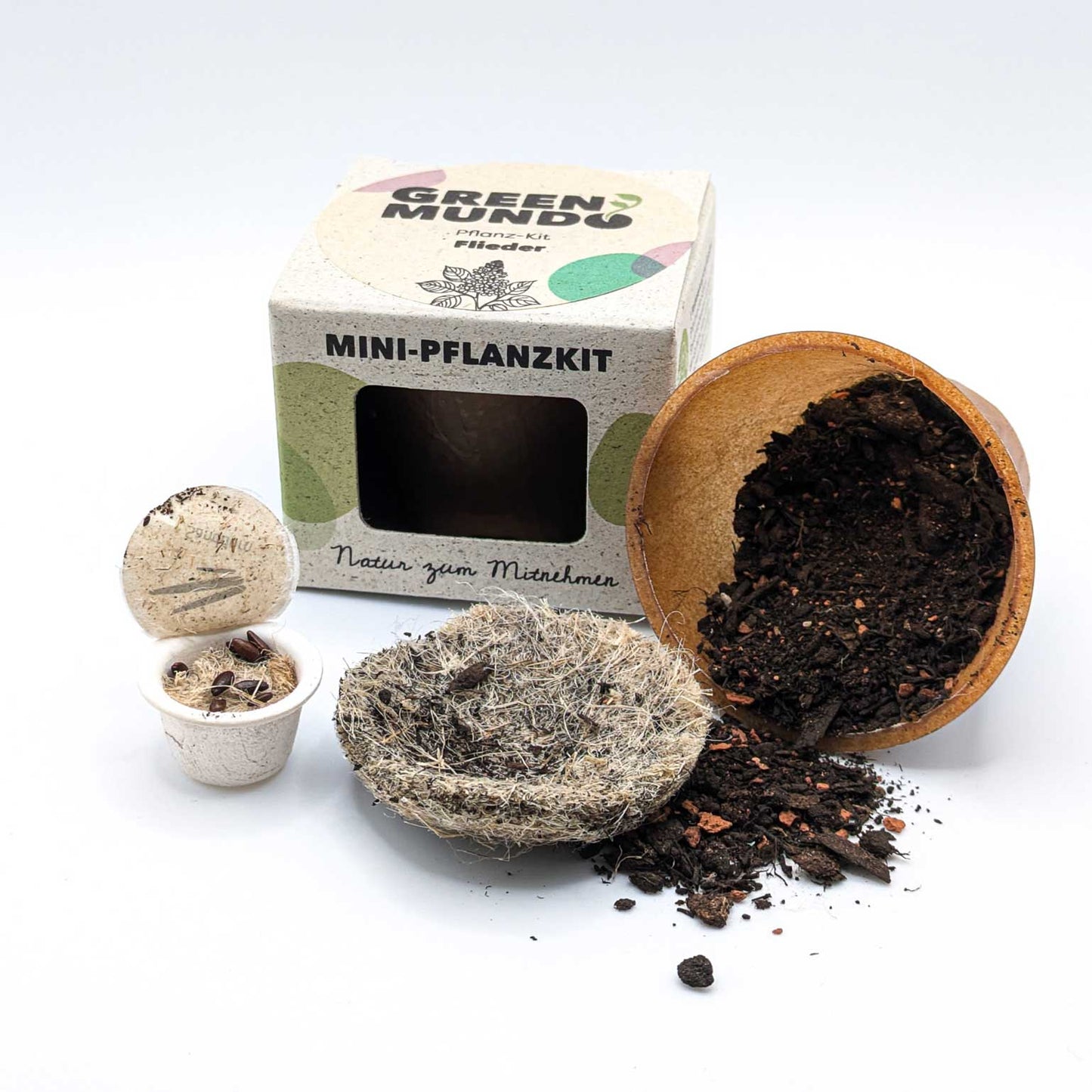 GREEN MUNDO Pflanzkit | Flieder  – Baum für Bienen & Klima
