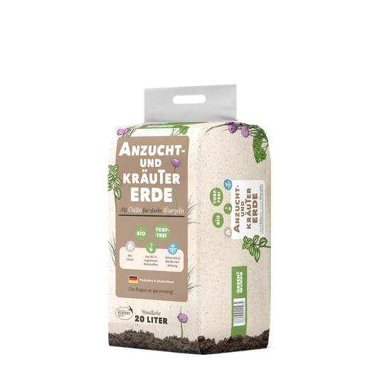 GREEN MUNDO Anzucht- und Kräutererde mit Chitin für starke Wurzeln