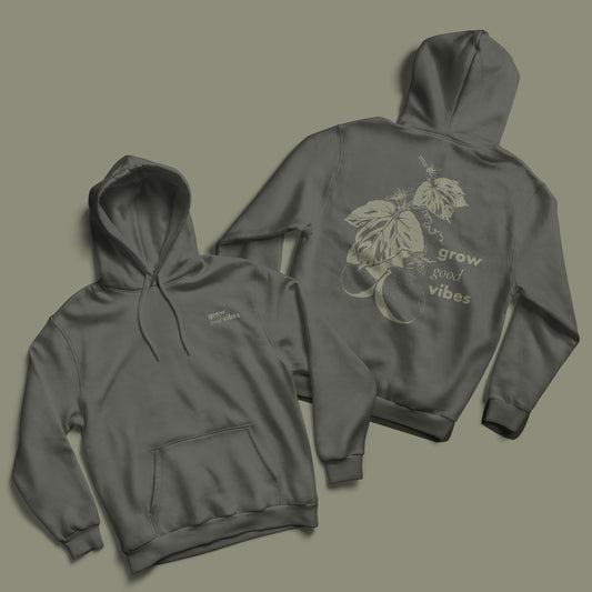GREEN MUNDO - Hoodie Unisex aus Bio-Baumwolle "grow good vibes"