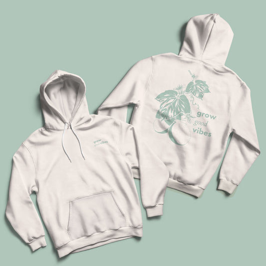 GREEN MUNDO - Hoodie Unisex aus Bio-Baumwolle "grow good vibes"