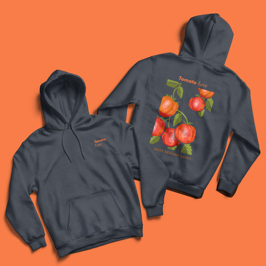 GREEN MUNDO - Hoodie Unisex aus Bio-Baumwolle "tomato love"