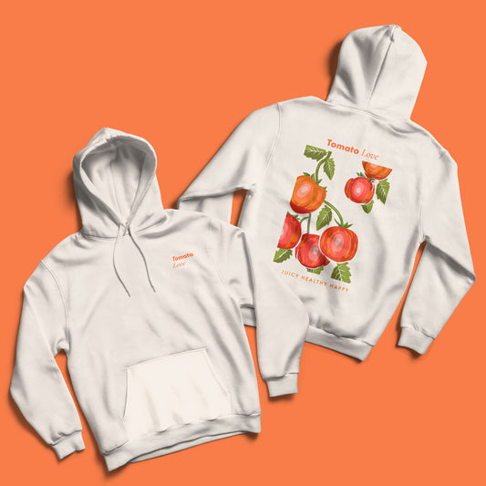 GREEN MUNDO - Hoodie Unisex aus Bio-Baumwolle "tomato love"