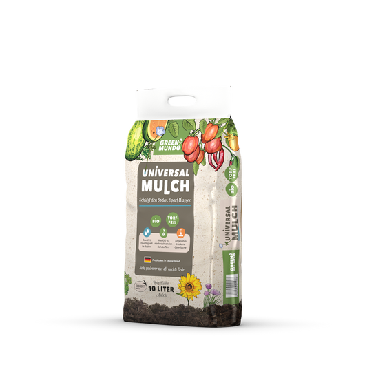 GREEN MUNDO Universal-Mulch für Beete, Sträucher und Töpfe