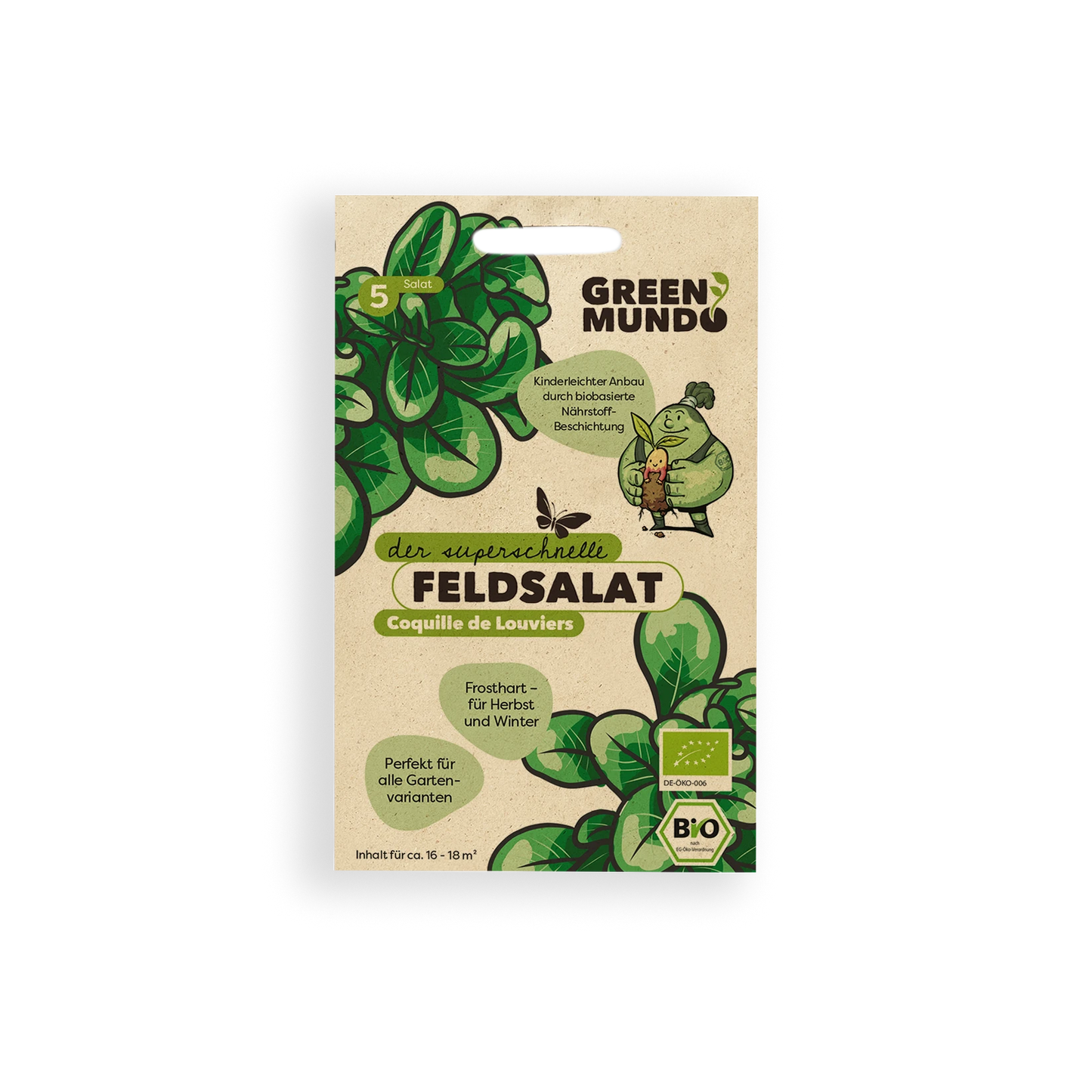 GREEN MUNDO Saatgut | Feldsalat Coquille de Louviers