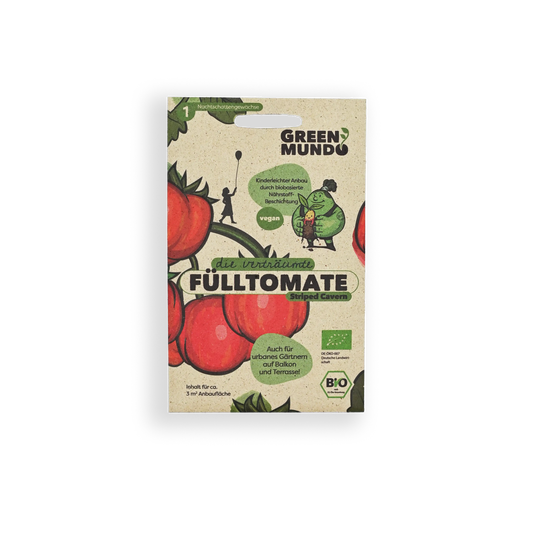 GREEN MUNDO Saatgut | Fülltomate Striped Cavern Bio & Samenfest