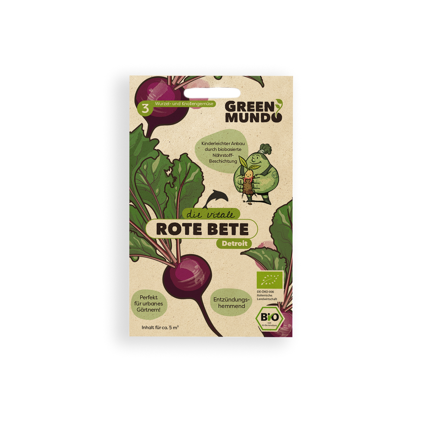 GREEN MUNDO Saatgut | Rote Bete BIO & Samenfest