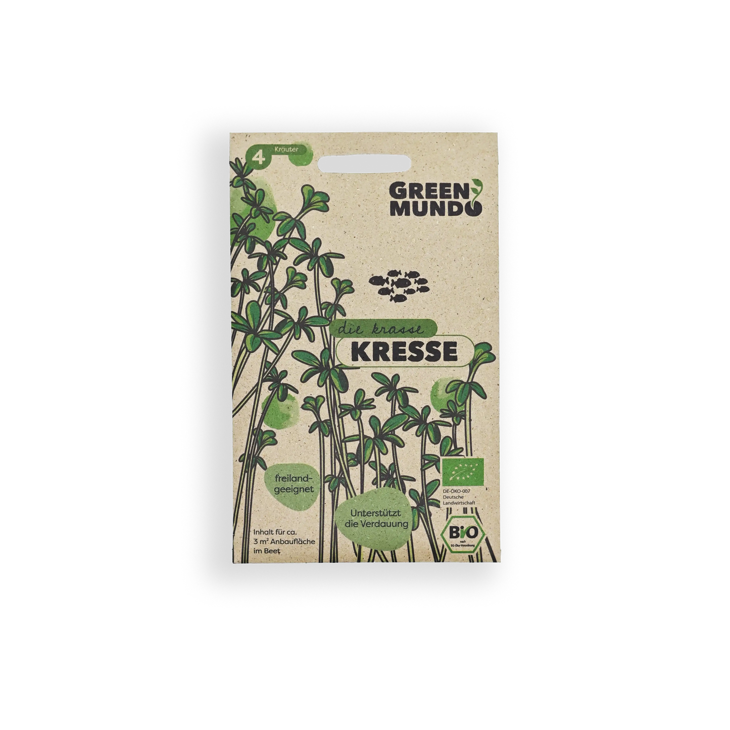 GREEN MUNDO Saatgut | Kresse Bio & Samenfest