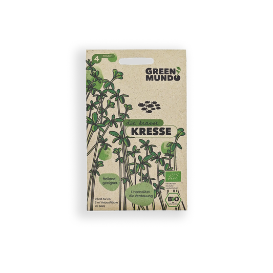 GREEN MUNDO Saatgut | Kresse Bio & Samenfest