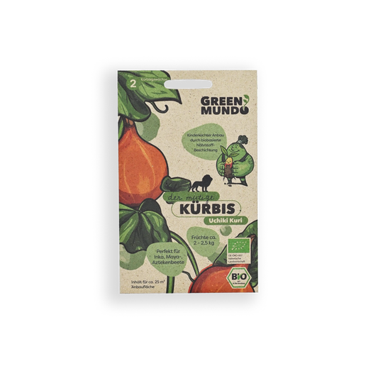 GREEN MUNDO Saatgut | Kürbis Uchiki Kuri Bio & Samenfest