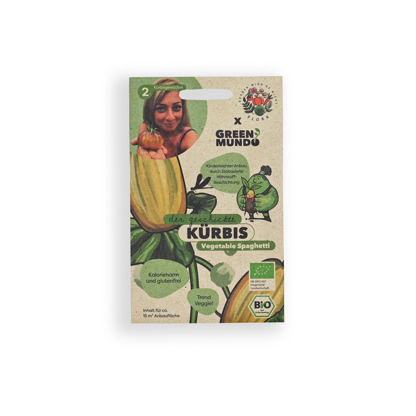 GREEN MUNDO Saatgut | Spaghettikürbis Vegetable Spaghetti Bio & Samenfest
