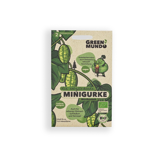 GREEN MUNDO Saatgut | Mexikanische Minigurke Bio & Samenfest