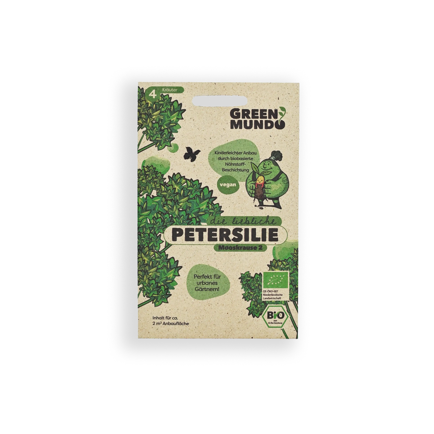 GREEN MUNDO Saatgut | Petersilie Mooskrause 2, bio & samenfest