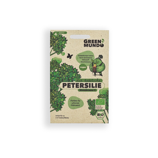GREEN MUNDO Saatgut | Petersilie Mooskrause 2, bio & samenfest