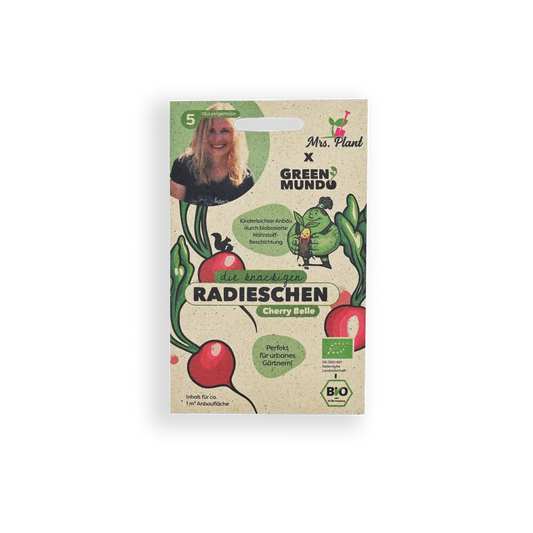 GREEN MUNDO Saatgut | Radieschen Cherry Belle Bio & Samenfest