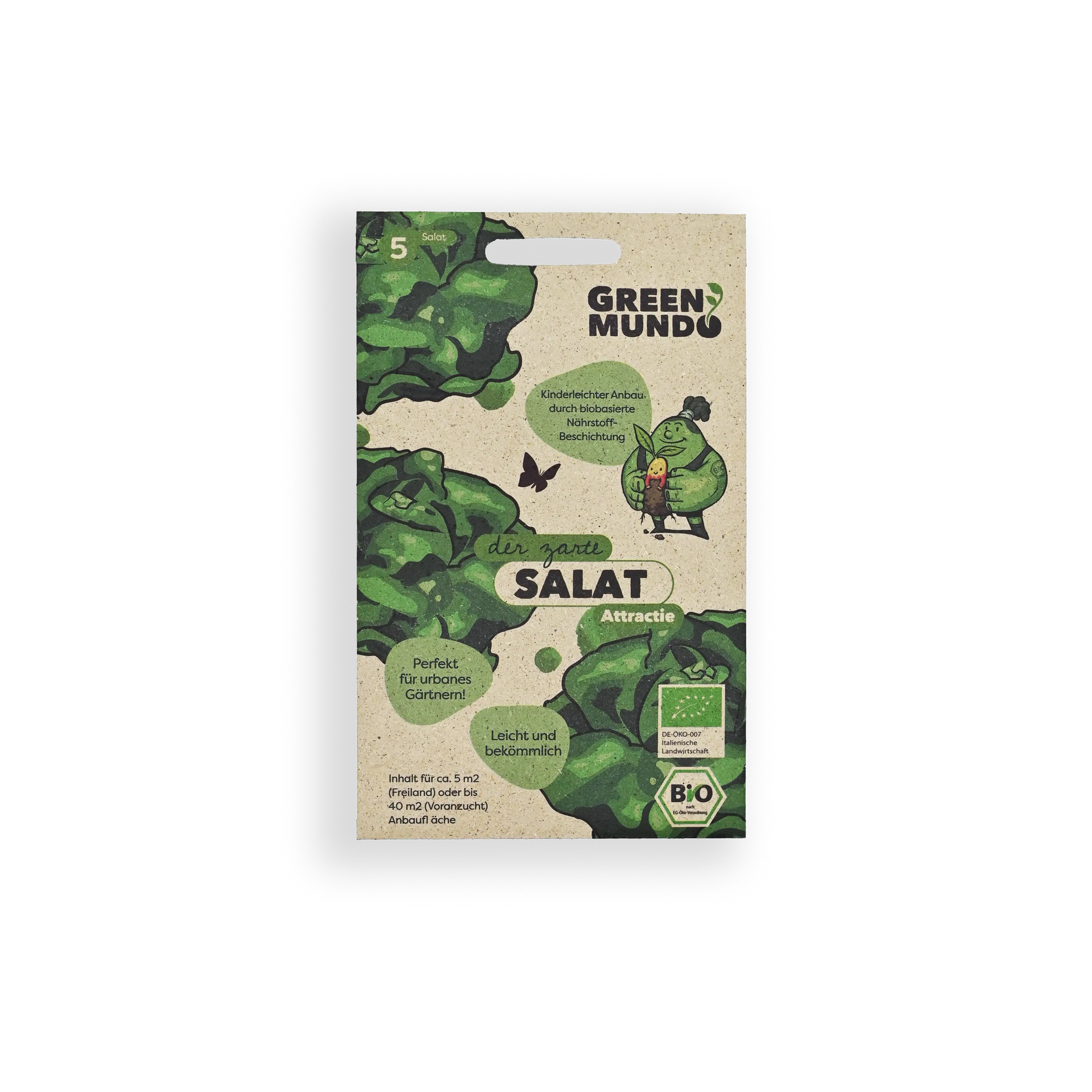 GREEN MUNDO Saatgut | Kopfsalat Attractie BIO & Samenfest  Green Mundo