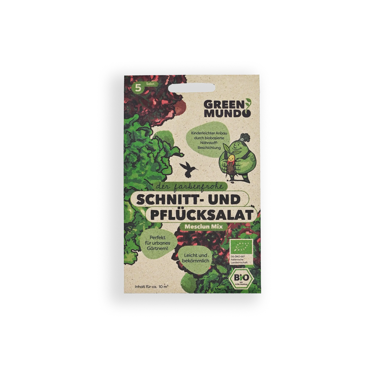GREEN MUNDO Saatgut | Salat Mesclun Mix Bio & Samenfest