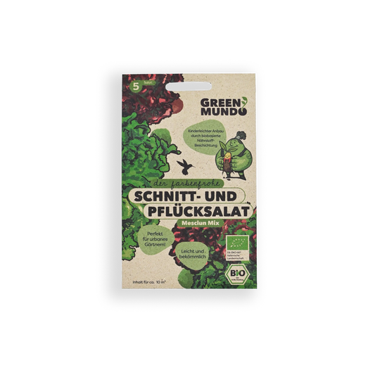 GREEN MUNDO Saatgut | Salat Mesclun Mix Bio & Samenfest