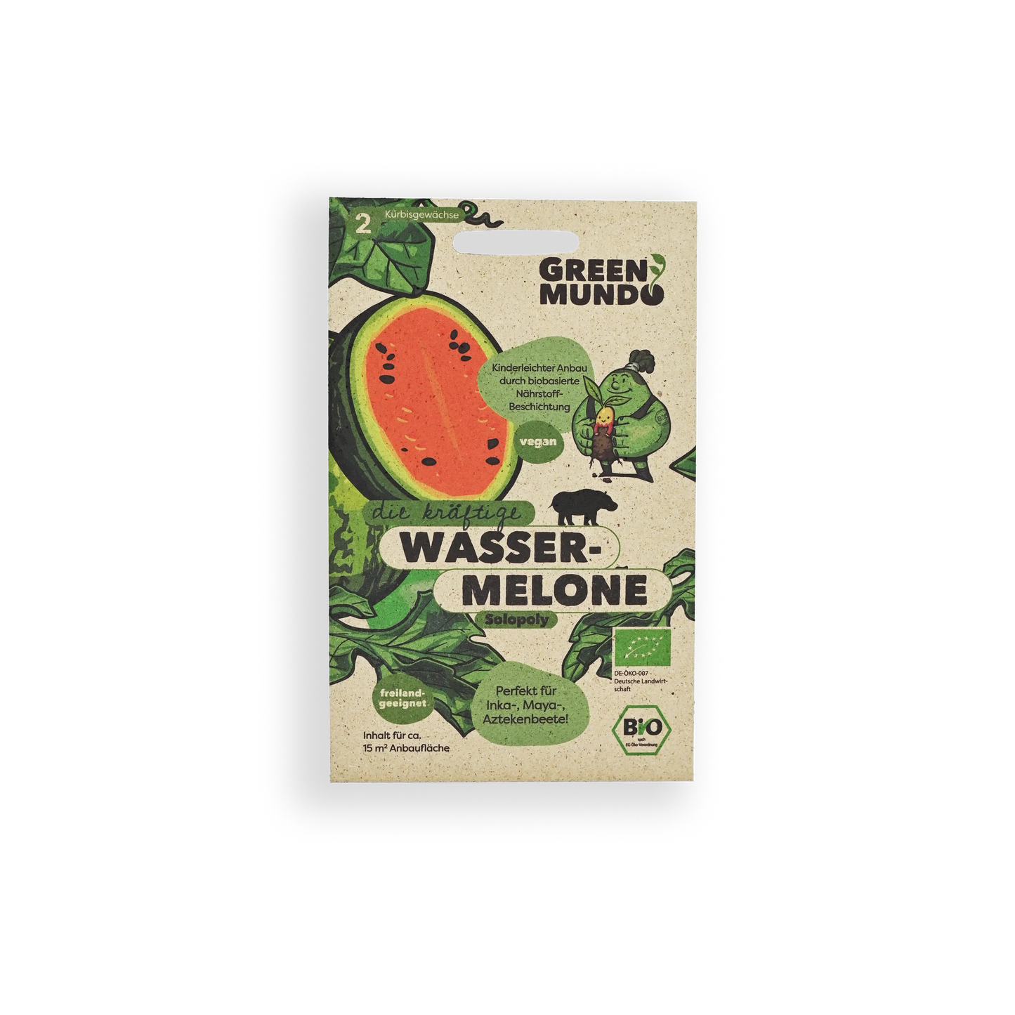 GREEN MUNDO Saatgut | Wassermelone Solopoly Bio & Samenfest