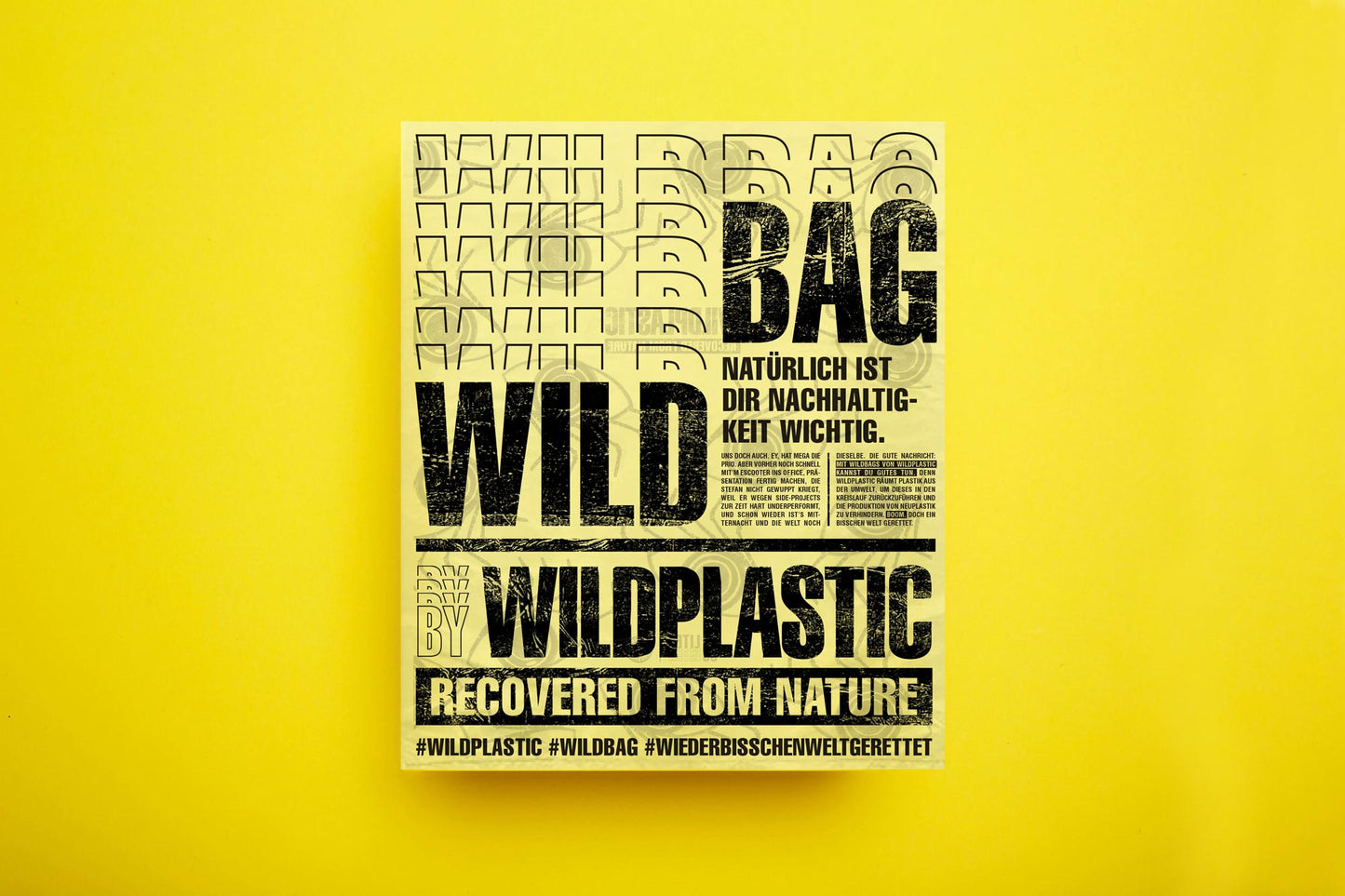 GREEN MUNDO  - Müllbeutel WILDBAG, 35 Liter