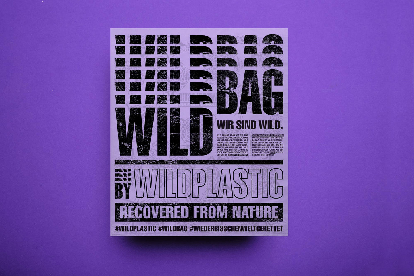 GREEN MUNDO - Müllbeutel WILDBAG 60 Liter