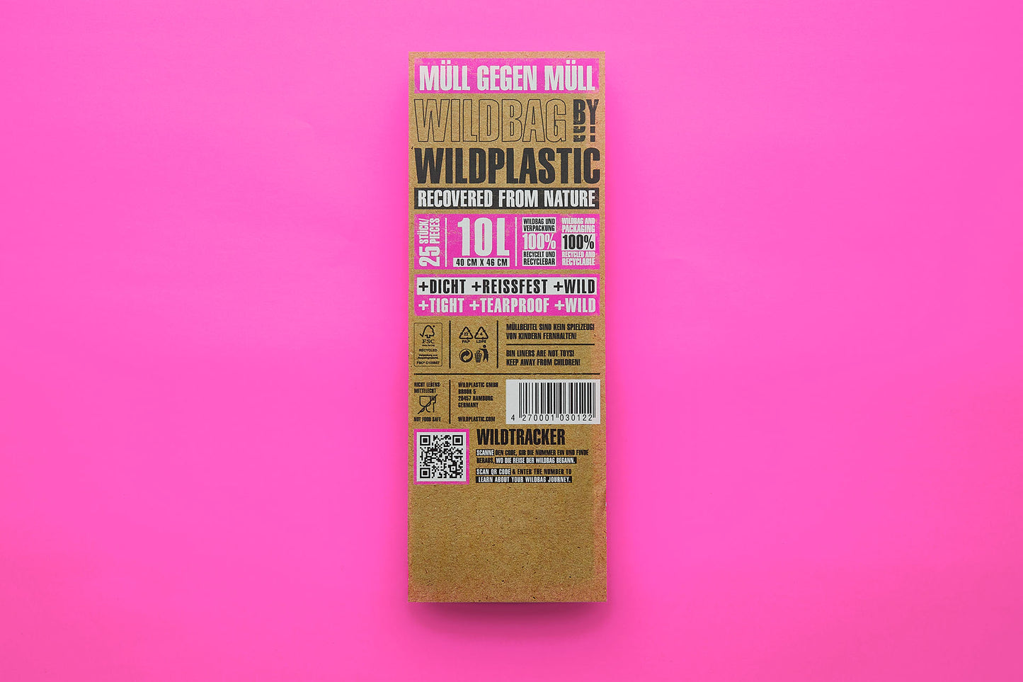 GREEN MUNDO - Müllbeutel WILDBAG, 10 Liter