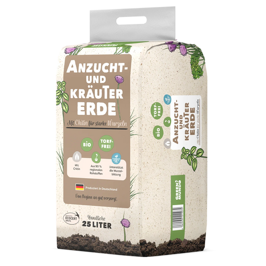 GREEN MUNDO Anzucht- und Kräutererde mit Chitin für starke Wurzeln