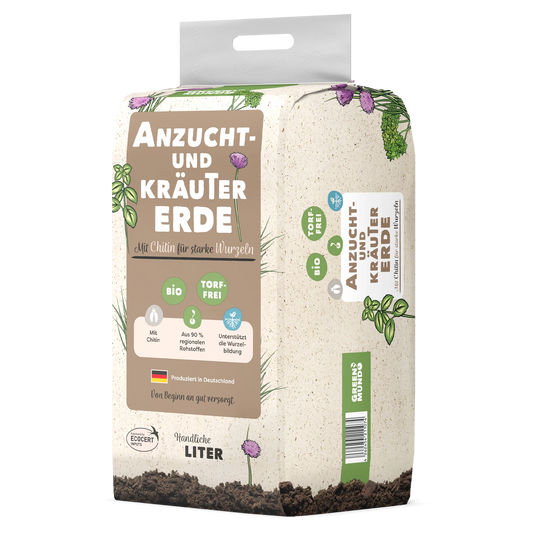 GREEN MUNDO Anzucht- und Kräutererde mit Chitin für starke Wurzeln