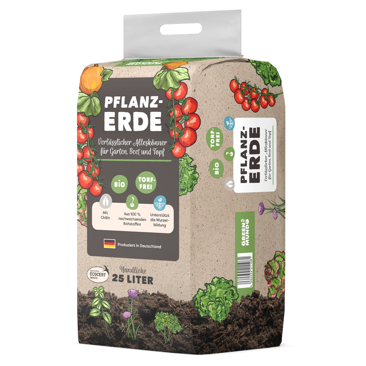 GREEN MUNDO Pflanzerde für Garten, Beet und Topf
