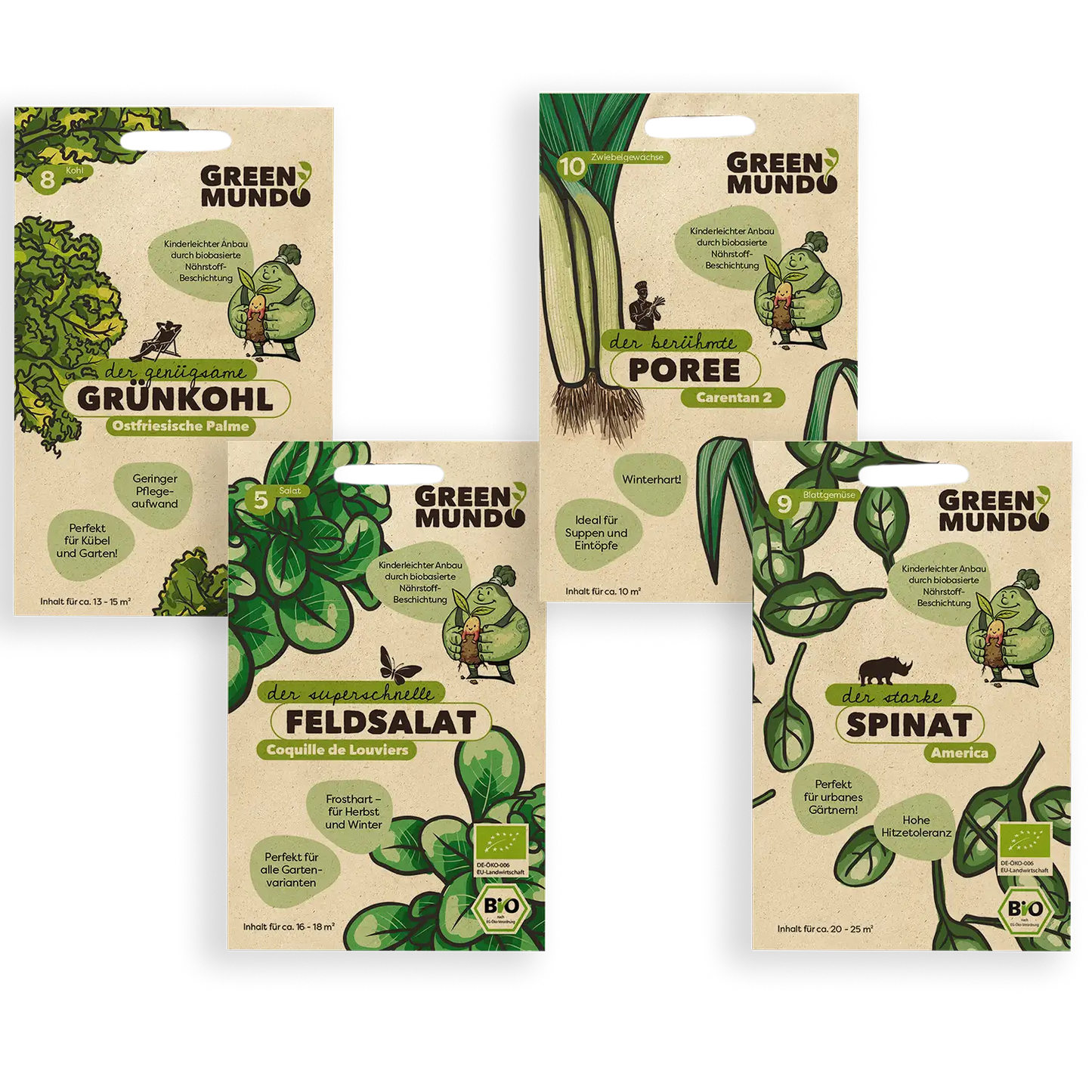 Set: Grüner Winter