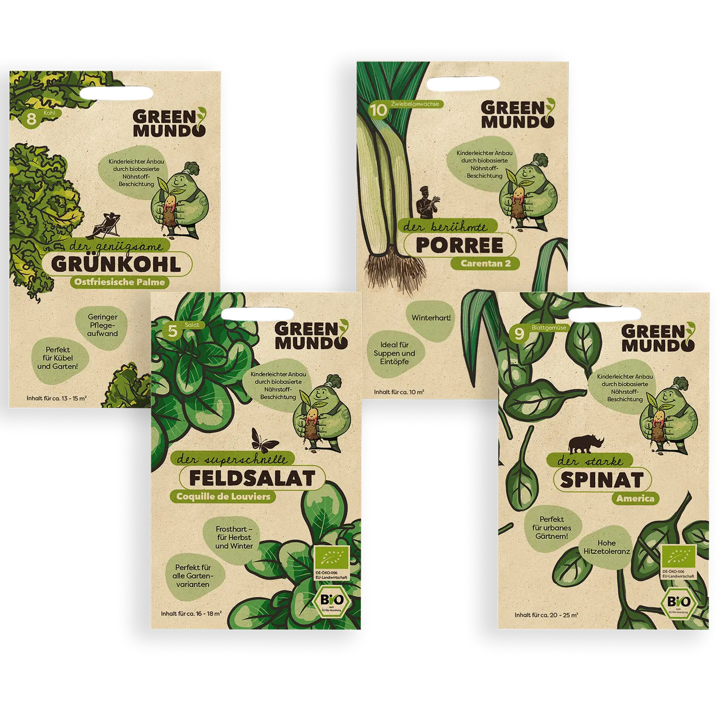 Set: Grüner Winter